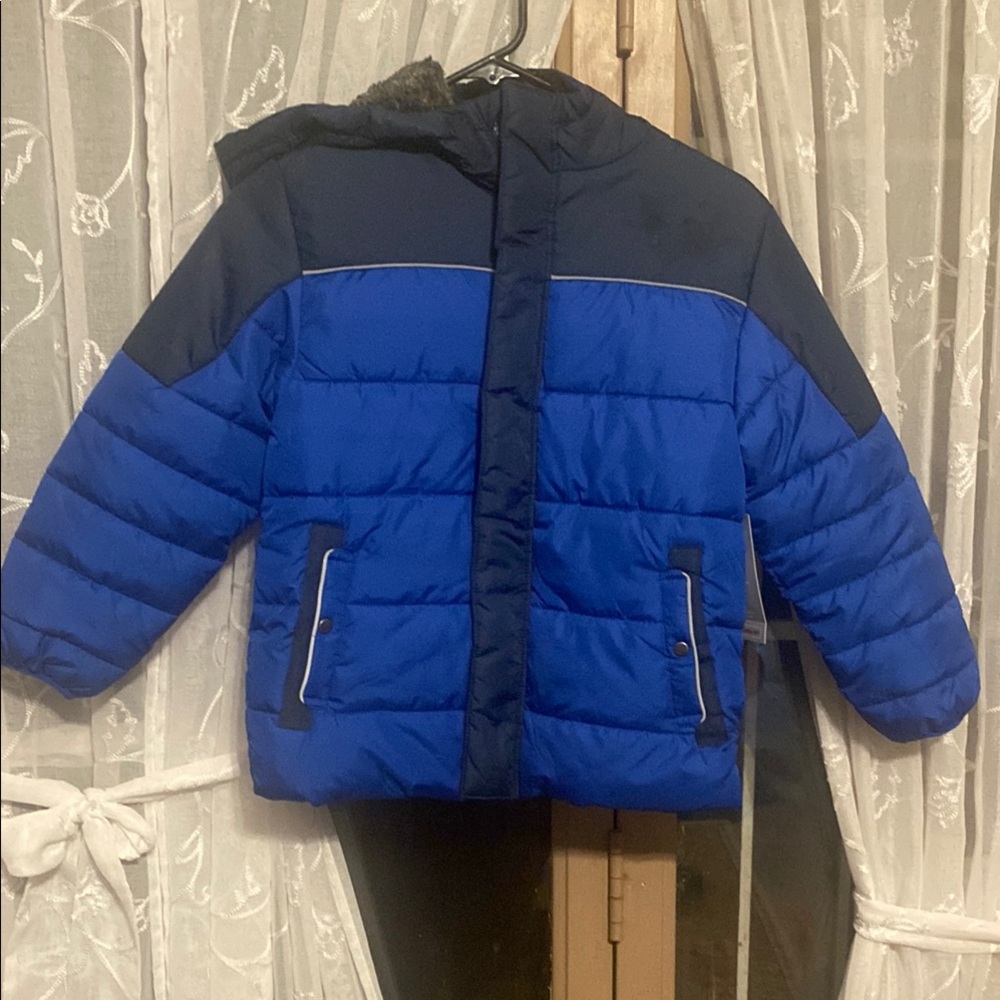 Kids Blue Puffer Jacket